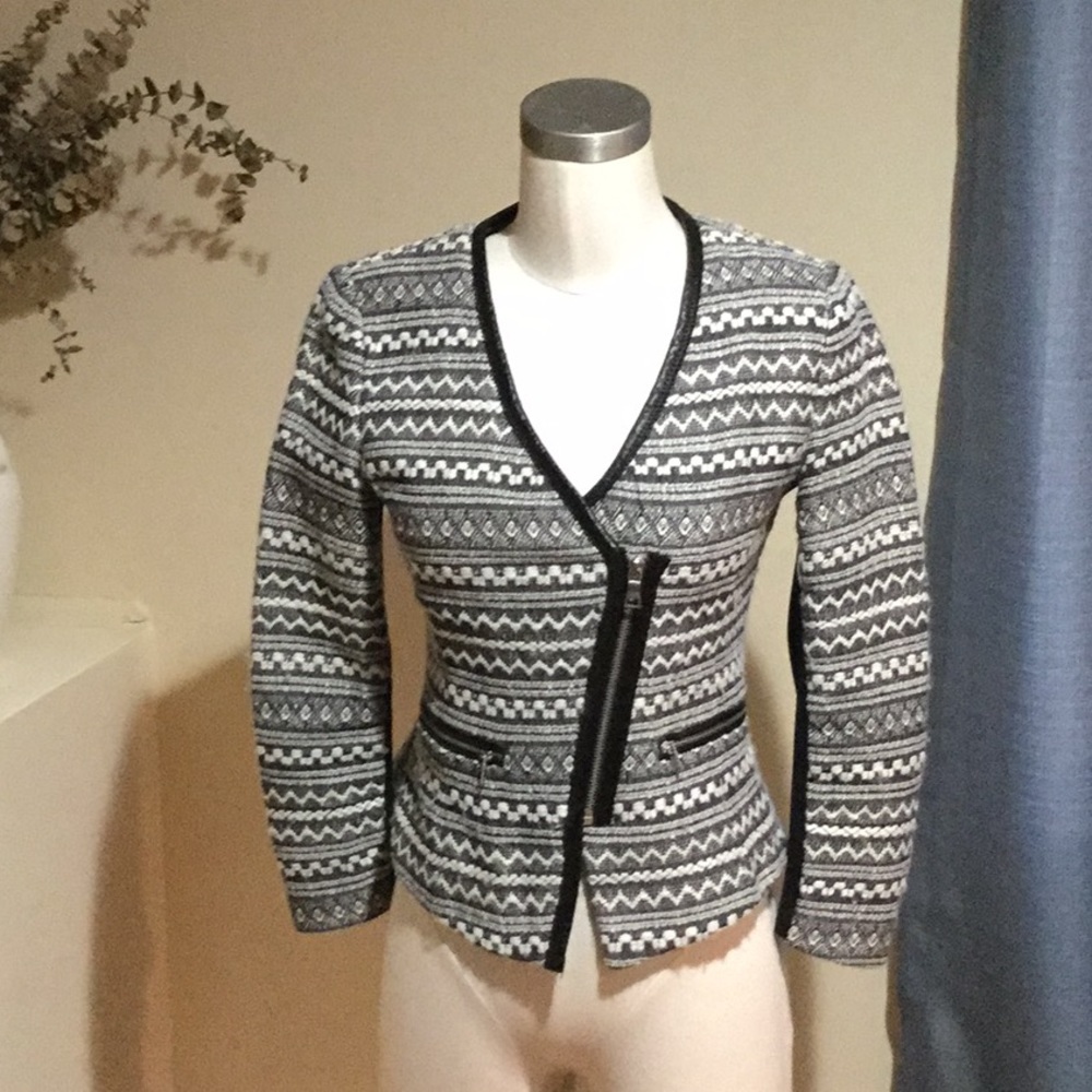 Rebecca Taylor tweed moto jacket